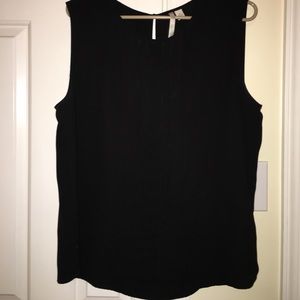 Black tank blouse
